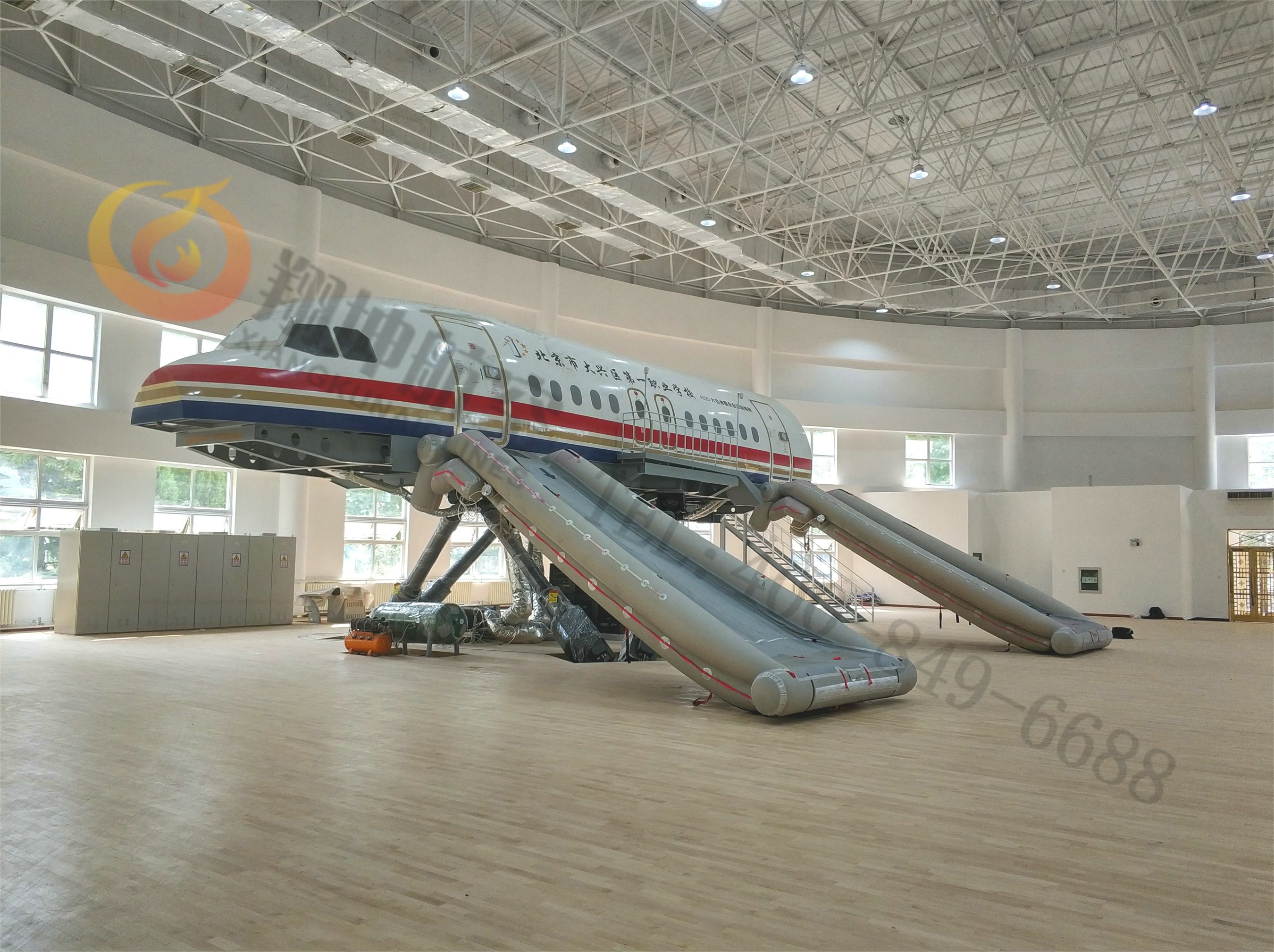 乐山空客A320六自由度动态训练器