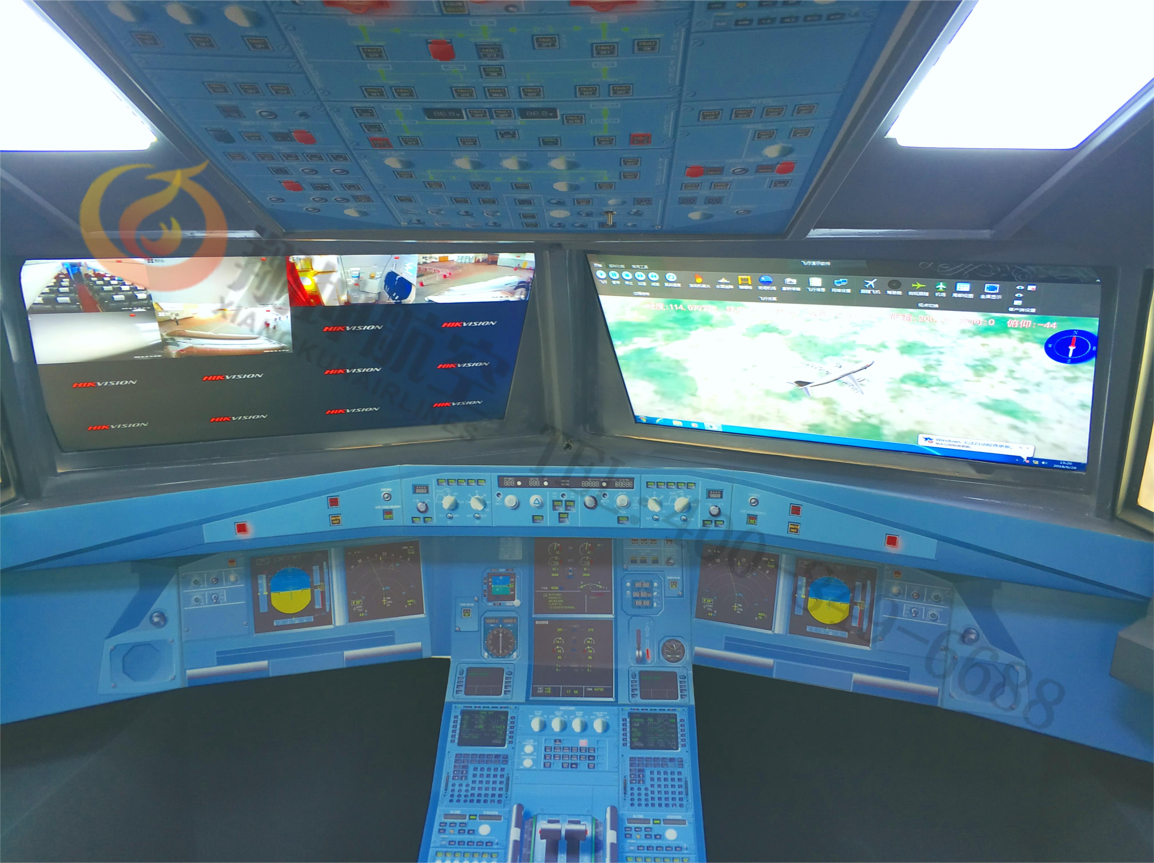 空客A320六自由度动态训练器